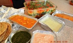 Learners took the cooked dishes home. Yum Yum!